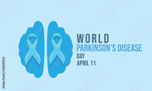 World Parkinson's Disease day. Template for background, banner, card, poster 