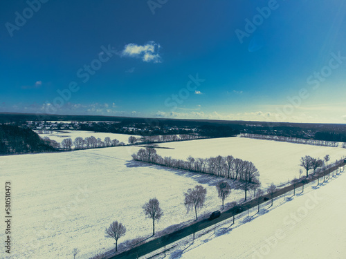 Winterlandschaft bei blauem Himmel © Markus