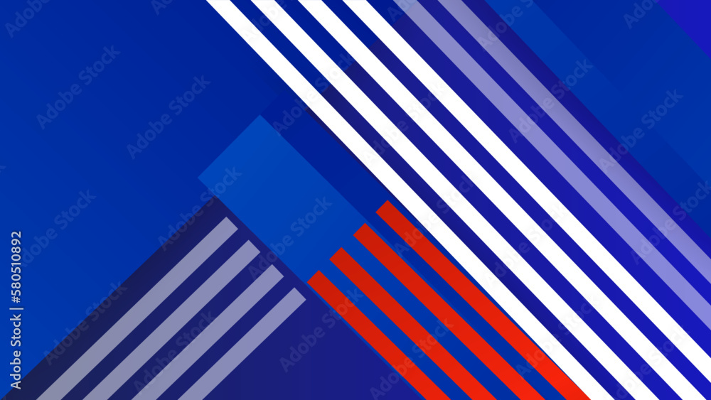 Abstract blue white and red background design Abstract blue white and red background design