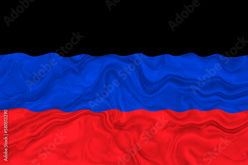 National flag of Donetsk People's Republic. Background with flag of Donetsk People's Republic.