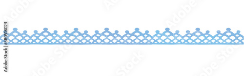 アンティークなレース風のシームレス・ライン素材。水彩風、ベクター素材