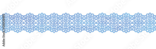 アンティークなレース風のシームレス・ライン素材。水彩風、ベクター素材