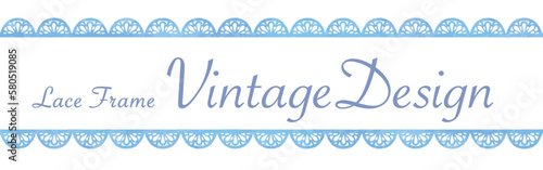 アンティークなレース素材を使ったデザイン。水彩風、ベクター素材