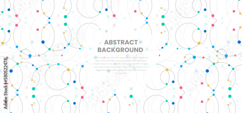 abstract geometric pattern background and connecting dots, points and lines. Digital technology Global network connection. with plexus background. Network or connection. technology science background.