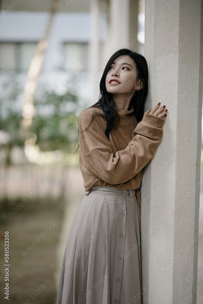 portrait of an asian young woman