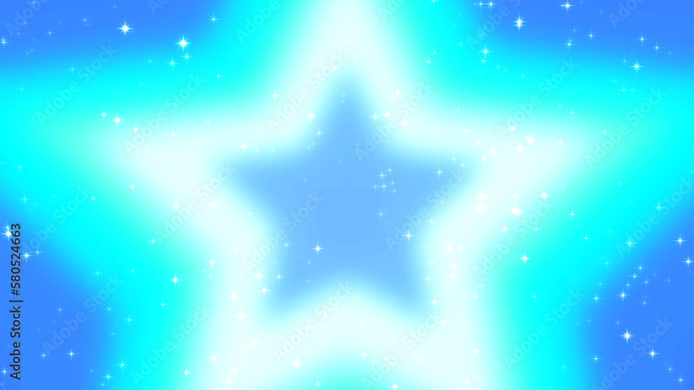 Abstract star holographic blurred glowing pastel gradient background