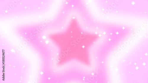 Abstract star holographic blurred glowing pastel gradient background