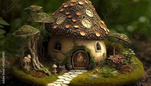 Fairy house Made of Mushroom