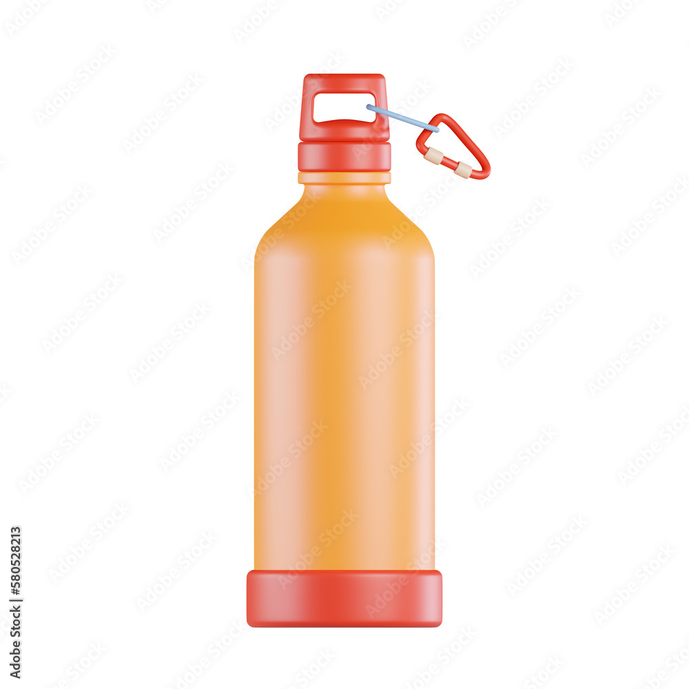 Water Bottle 3D Icon Water Bottle 3D Icon