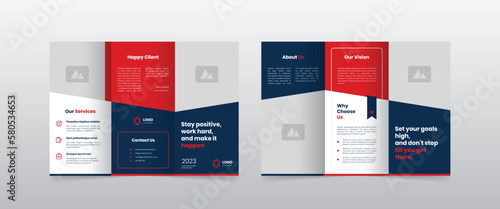 Modern Business Trifold Brochure Template