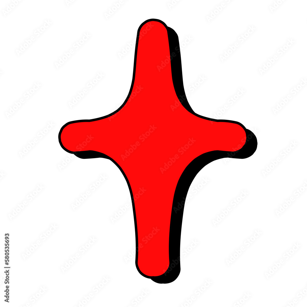 Obraz premium Retro Abstract Shape