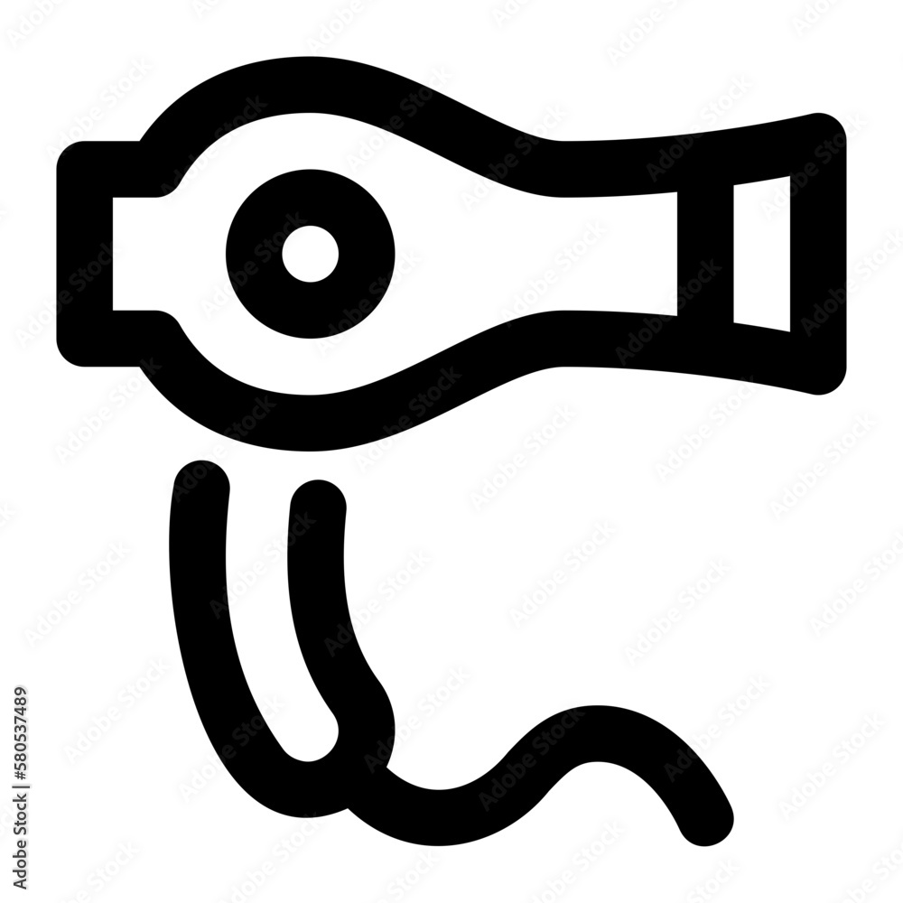 Hair Dryer Line Icon