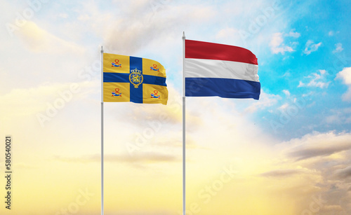 Flag of Netherlands 2023 Dutch provincial elections photo