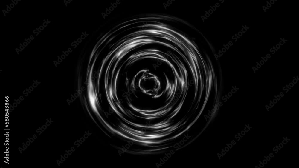 Water wave ripple diffusion animation transparent channel