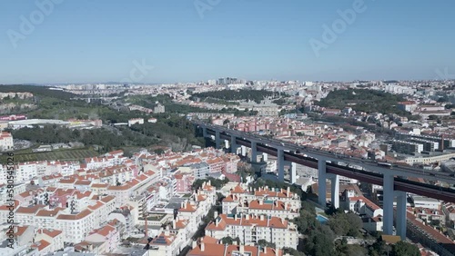 Wallpaper Mural This stunning cinematic 4K footage captures the vibrant and historic downtown of Lisbon, Portugal from a breathtaking aerial perspective, showcasing the city's iconic landmarks and bustling streets. Torontodigital.ca