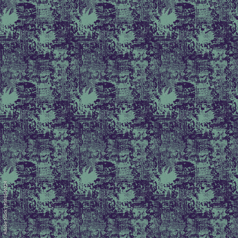 Fototapeta premium Abstract Boho Seamless Pattern Background