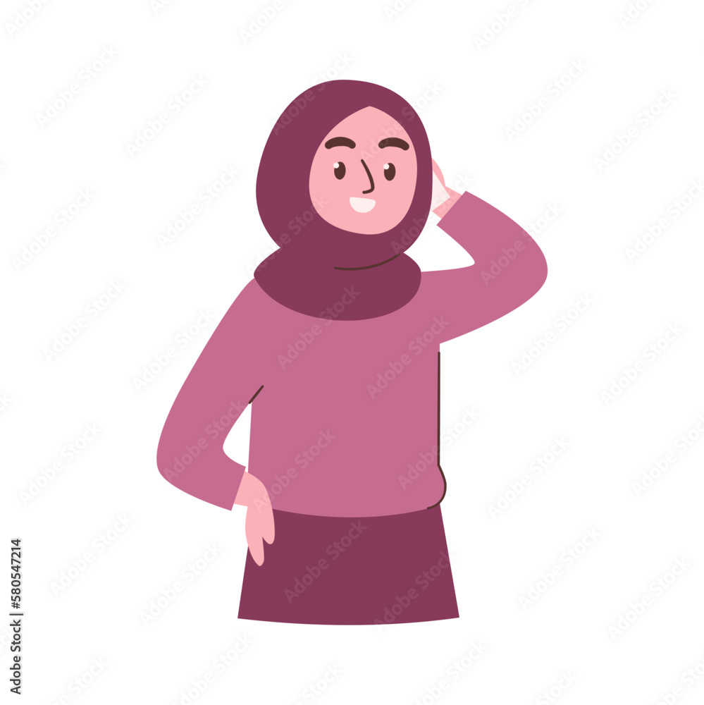 Happy Muslim Woman