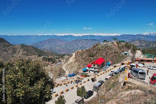 Hill Station, ski resort in Malam Jabba close Hindu Kush mountains of Himalayas, Pakistan photo