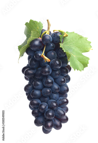 Bunch grape fruit isolated 