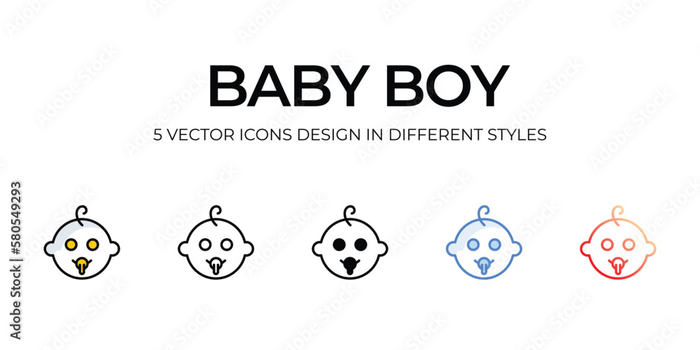 baby boy icons set vector illustration. vector stock, baby boy icons set vector illustration. vector stock,