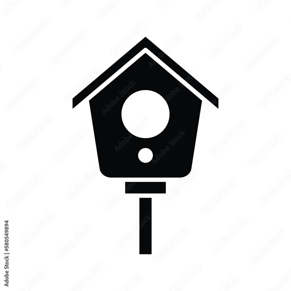 bird house icon vector design template in white background bird house icon vector design template in white background