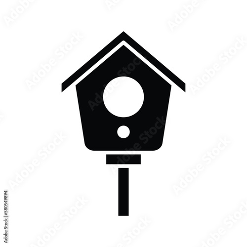 bird house icon vector design template in white background