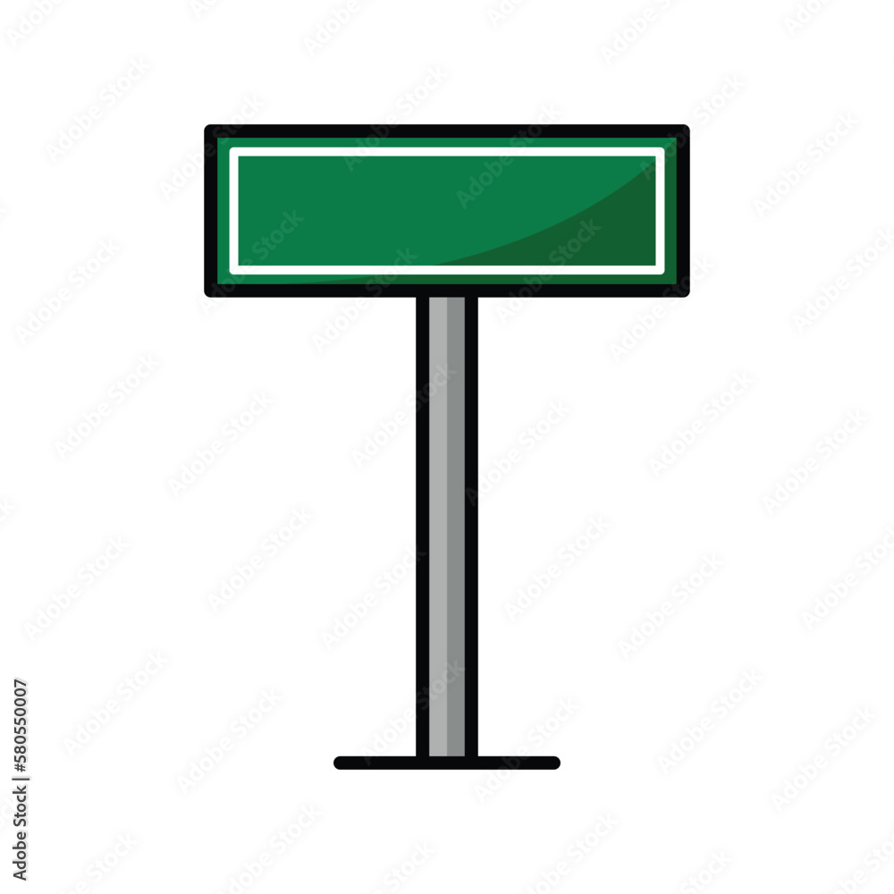 road sign icon vector design template in white background road sign icon vector design template in white background