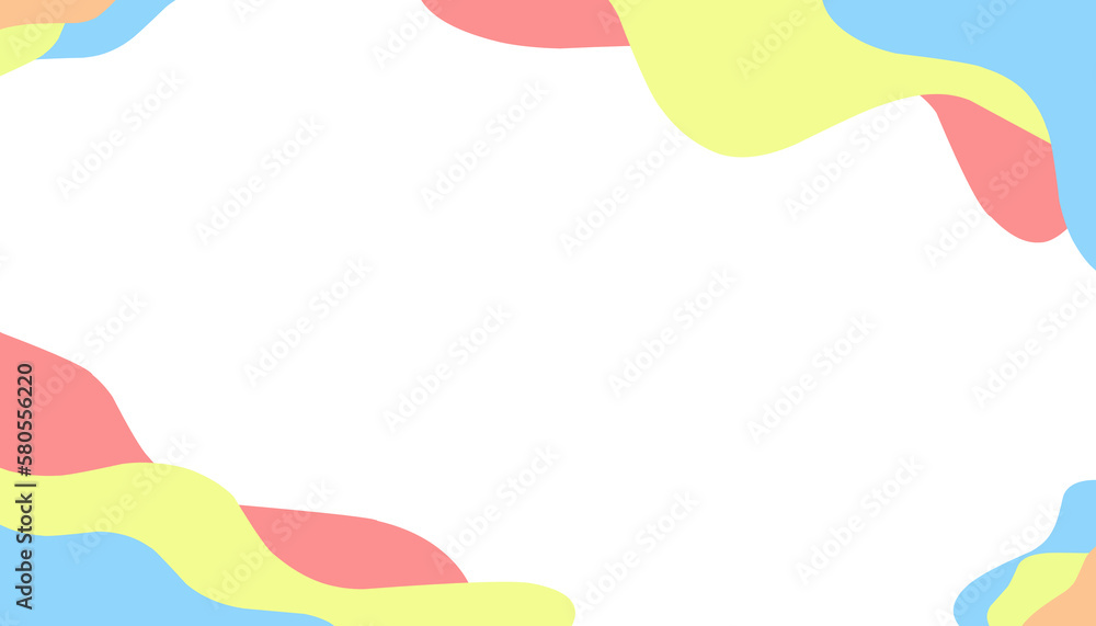 Abstract background illustration of colorful waves Abstract background illustration of colorful waves