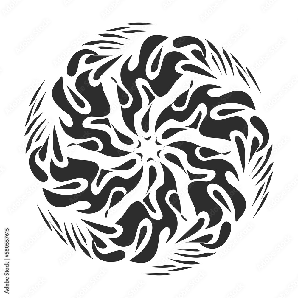 Illustration of a tribal tattoo with a aesthetic shape. Perfect for stickers, clothes stickers, hats, shoes, posters, banners, book covers, icons Illustration of a tribal tattoo with a aesthetic shape. Perfect for stickers, clothes stickers, hats, shoes, posters, banners, book covers, icons