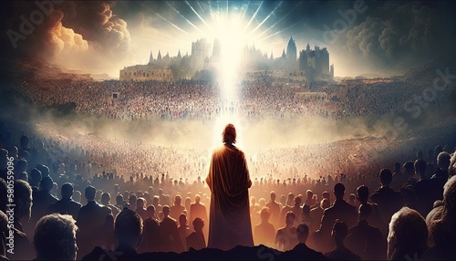 Fotografie, Obraz Revelation of Jesus Christ, Jerusalem of the Bible.