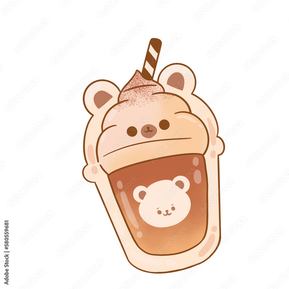 Obraz premium เซตโทนร้านกาแฟ 