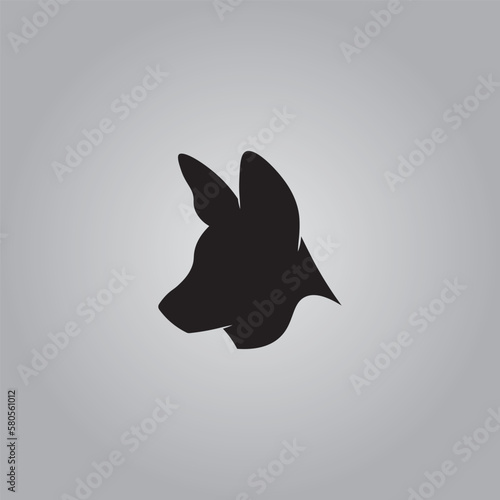 illustration of a dog,dog logo