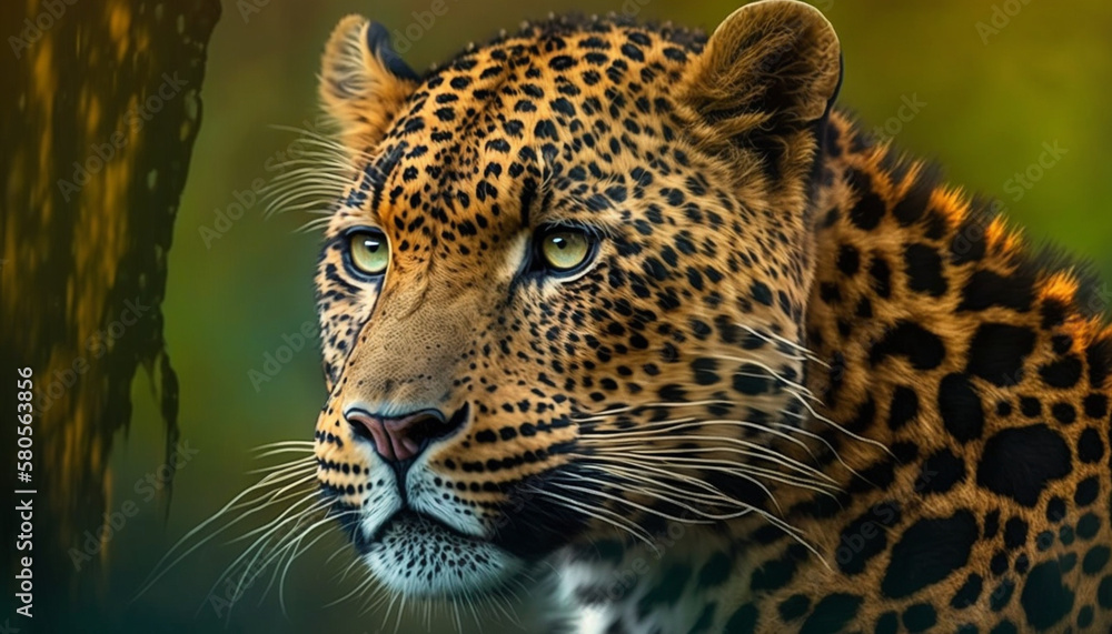 Naklejka premium leopard