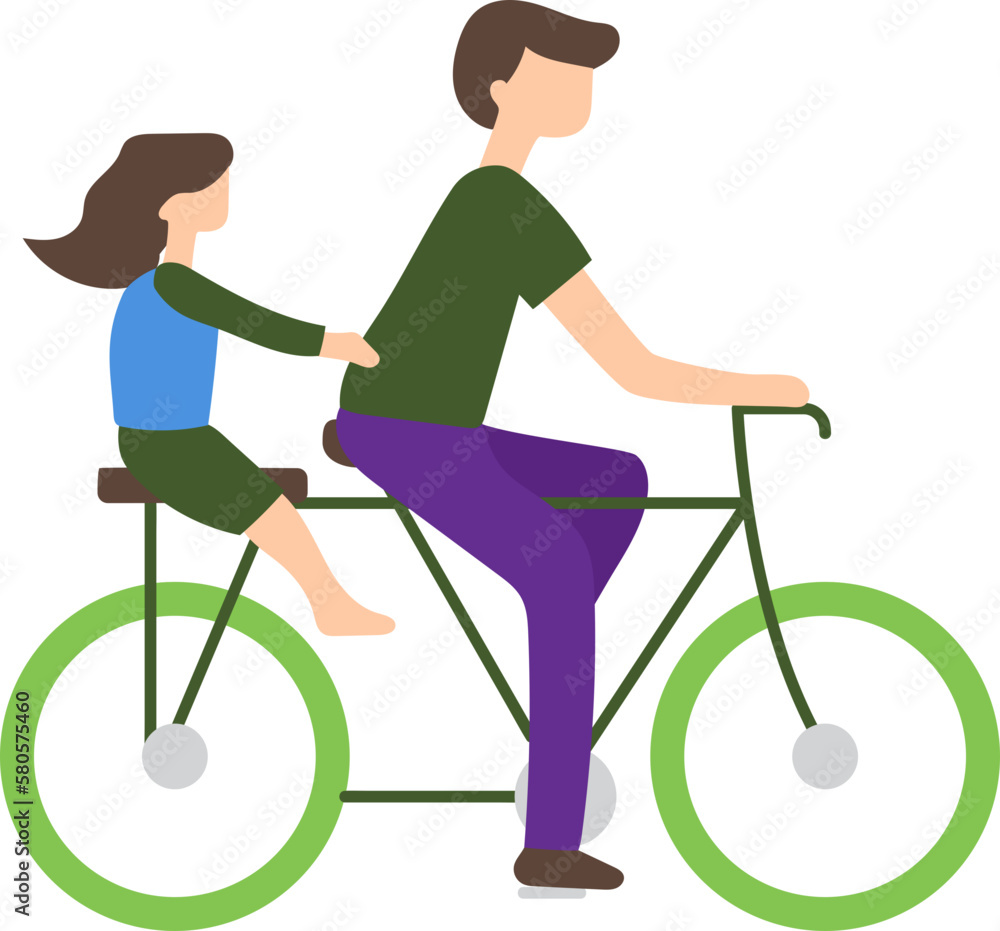 Riding bicycle icon design elements for decoration. Riding bicycle icon design elements for decoration.