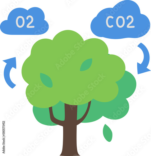 Biology icon design elements for decoration.