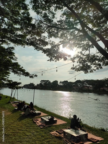 boats on the lake photo