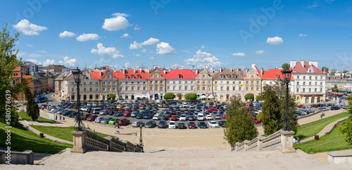 Obraz na płótnie Lublin, plac Zamkowy w salonie