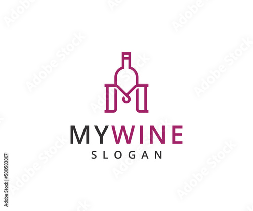 Letter M Wine Logo