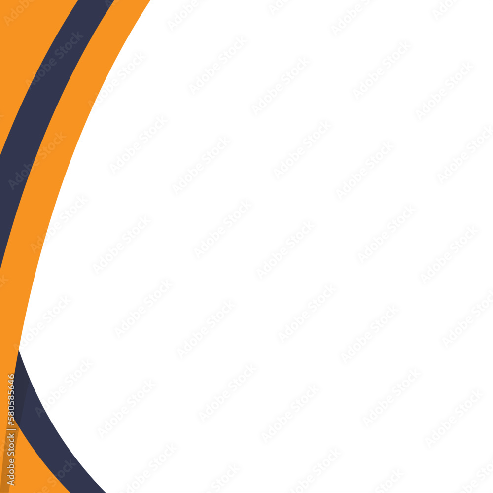 Orange and Black Corner Border Orange and Black Corner Border