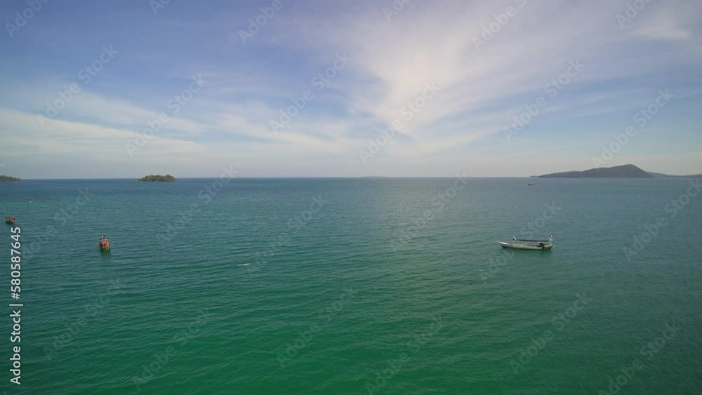 Beautiful untouched sea and beach of Koh Rong Island in Sihanoukville, Cambodia Beautiful untouched sea and beach of Koh Rong Island in Sihanoukville, Cambodia