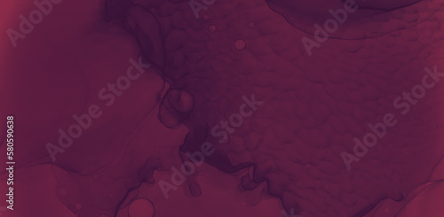 Red Wine Splash. Watercolour Maroon Texture.