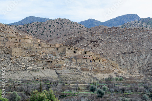 Old Chaoui villages from Theniet El Abed  Batna  Algeria