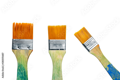 Wallpaper Mural Dirty paintbrushes Torontodigital.ca