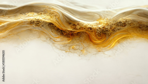 Abstract luxury gold marble background. Generative AI