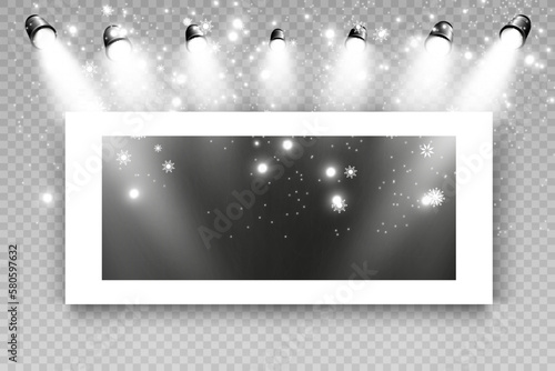 Photo frame template for illustration or design.Photo of memories.	
