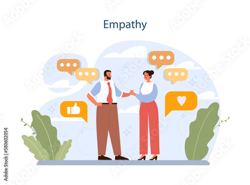 Empathy. Human resources manager soft skills. HR agent competencies