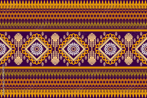 Geometric ethnic oriental traditional art pattern.Figure tribal embroidery style.Design for ethnic background,wallpaper,clothing,wrapping,fabric,element,sarong,vector illustration