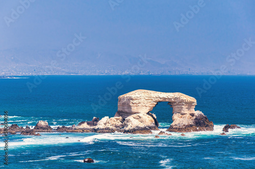 La Portada Rock Formation in Antofagasta, Chile photo