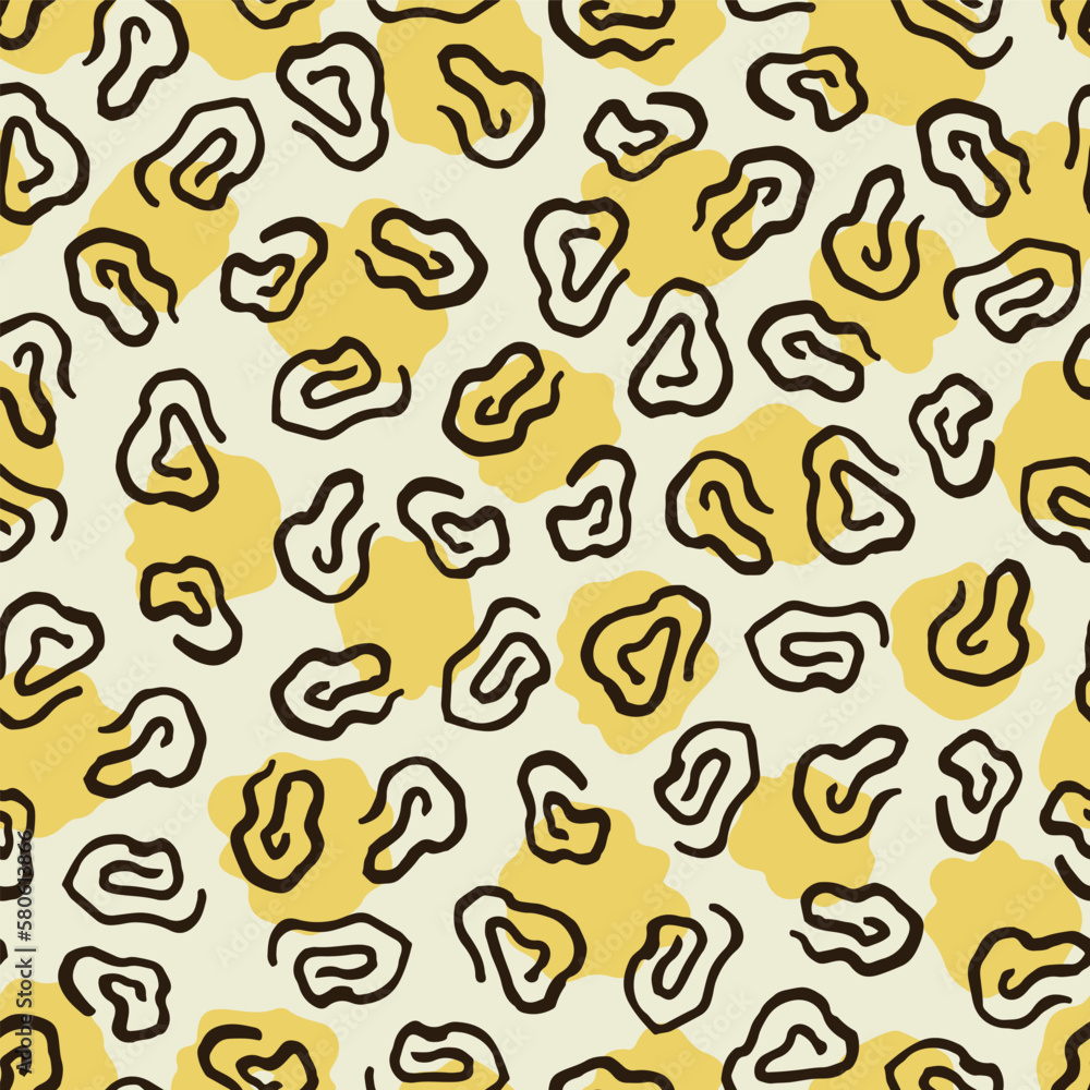 Graphic Bold Yellow Geometric Spiral Seamless Vector Repeat Pattern Graphic Bold Yellow Geometric Spiral Seamless Vector Repeat Pattern