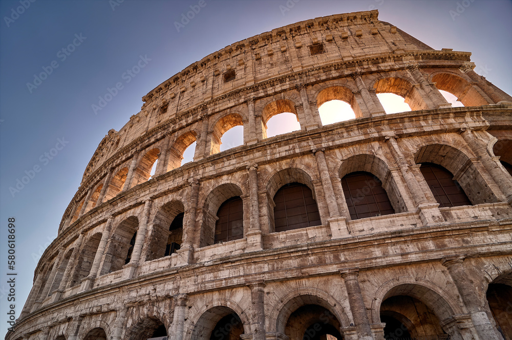 The coliseum of Rome